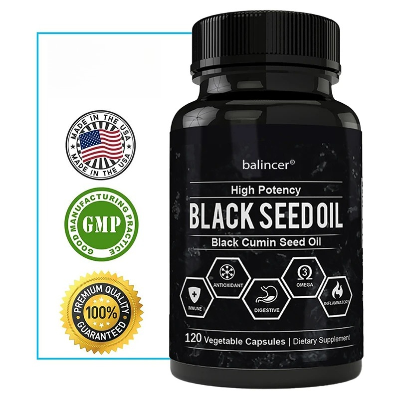 Hair Care Vitamin - ブラッククリスシードオイルは、吸湿性、髪、肌、デジタル、呼吸健康をサポートし、全体的に販売されています