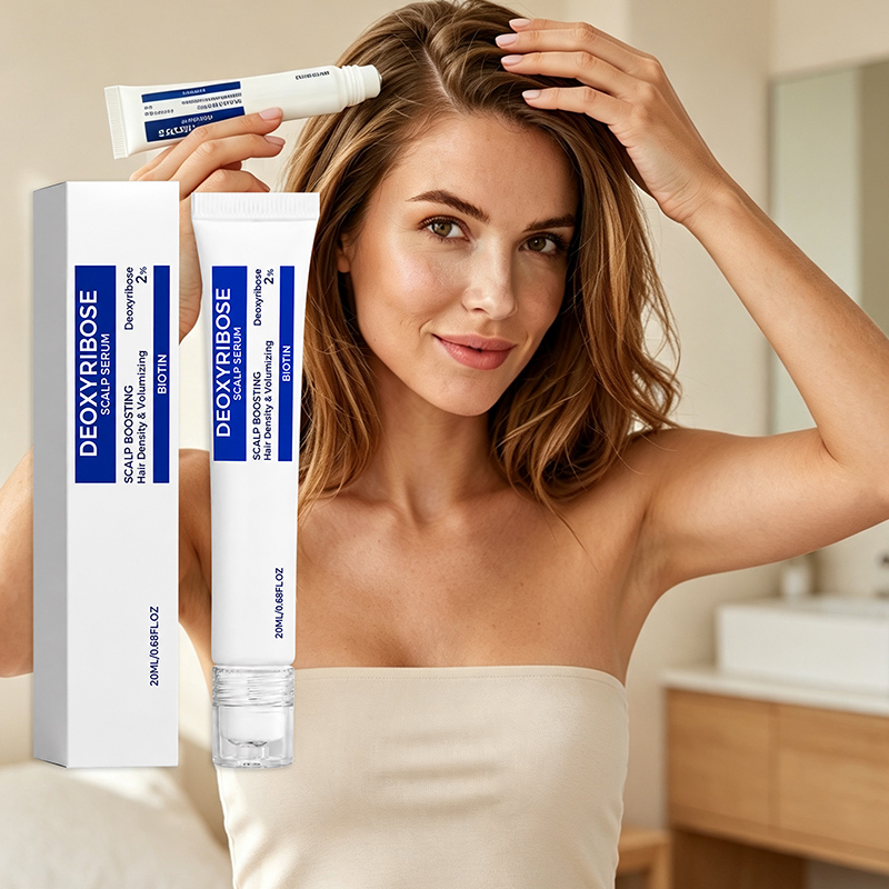 Hair Care Serum - 20ml スカルプケアセラム リフレッシュテクスチャー ポータブルローラーボールエッセンス 頭皮に栄養を与え、髪のボリュームとふっくら感を高めます