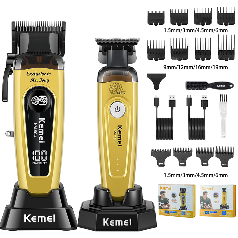 KEMEI メンズヘアトリマー、コードレスプロフェッショナル - Hair Care Kit のレビューと価格