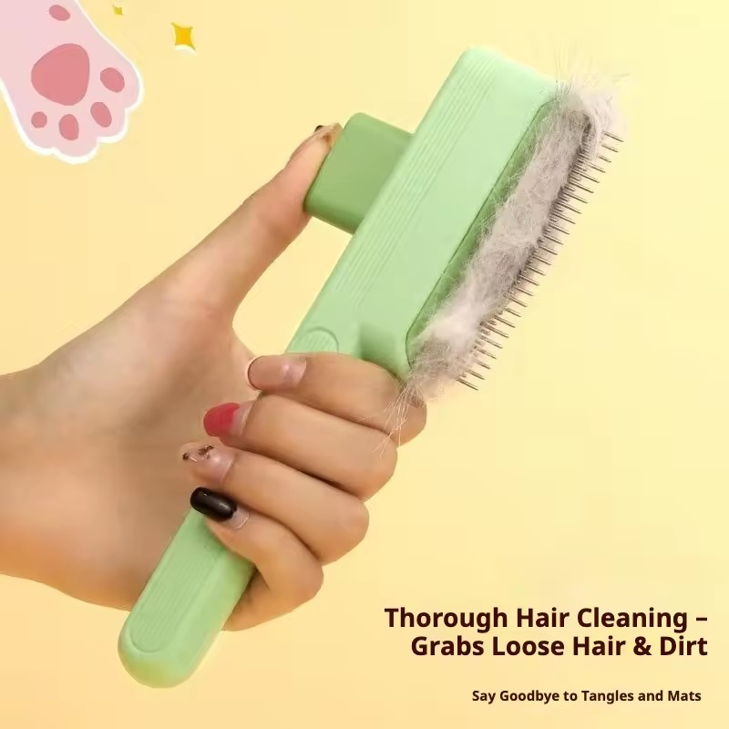 ペット用セルフクリーニングデマッティングコーム、犬猫用毛取り - Hair Care Is Self Care のレビューと価格