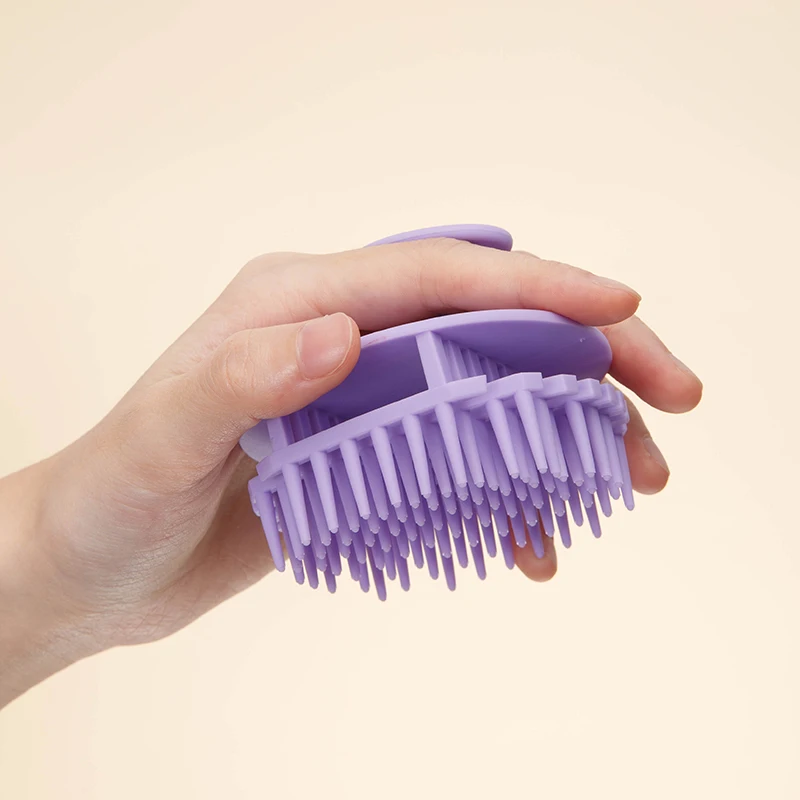 新しいシリコンシャンプー頭皮ヘアマッサージブラシ、ヘッドスク - Scalp Scrub Exfoliant のレビューと価格