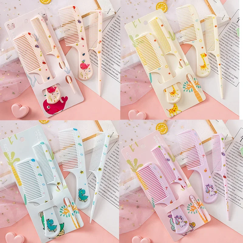 2 ピース/セットかわいい子供理髪コーム帯電防止尖ったテール - Hair Care Kit のレビューと価格