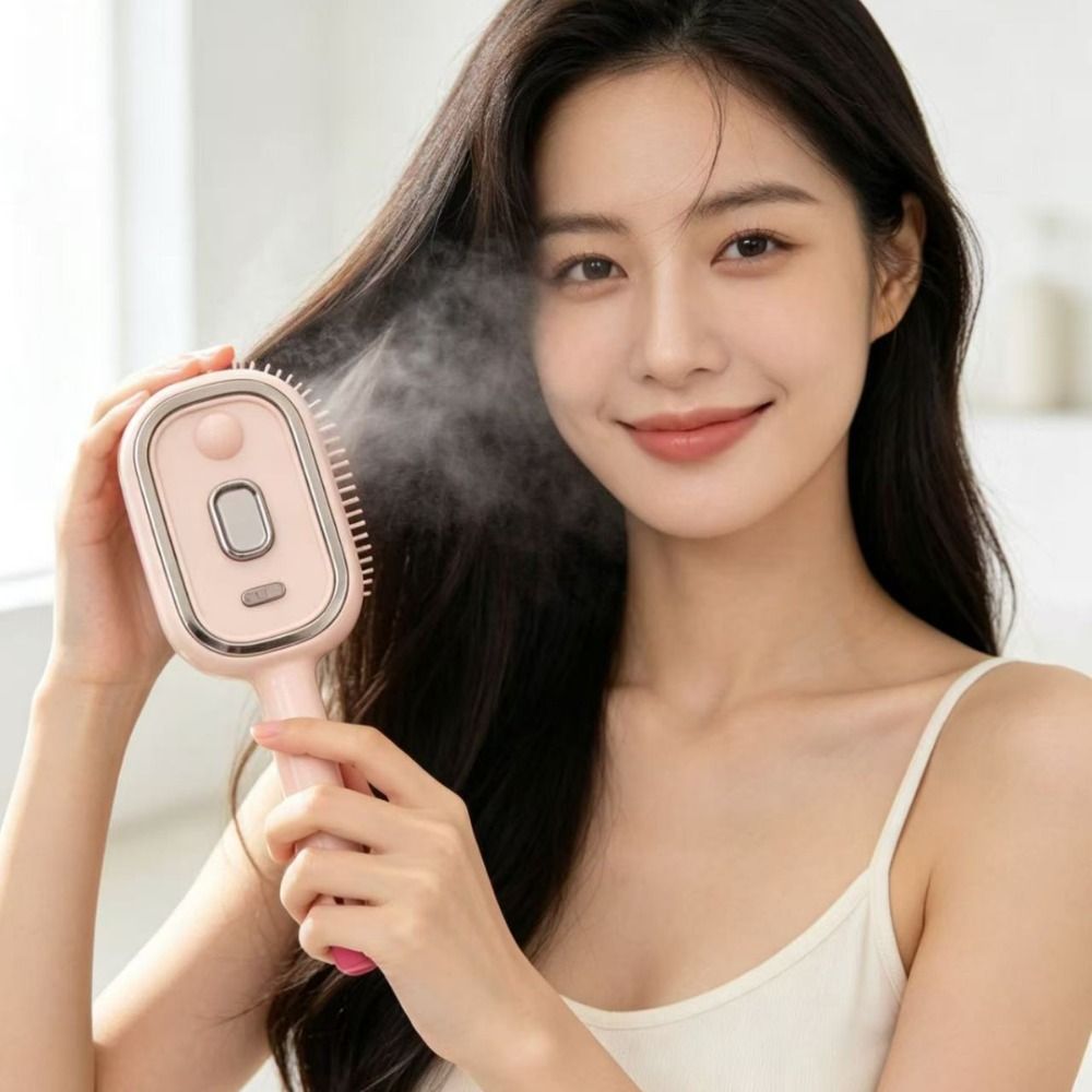 新しい電動ヘアケアスプレーマッサージコーム、静電気防止セルフ - Hair Care Is Self Care のレビューと価格