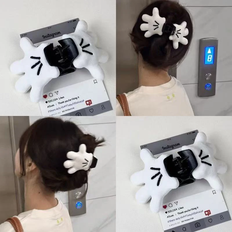 15個セット かわいいマウス・猫の手型ヘアクリップ ふわふわ - Hair Care Gift Set のレビューと価格