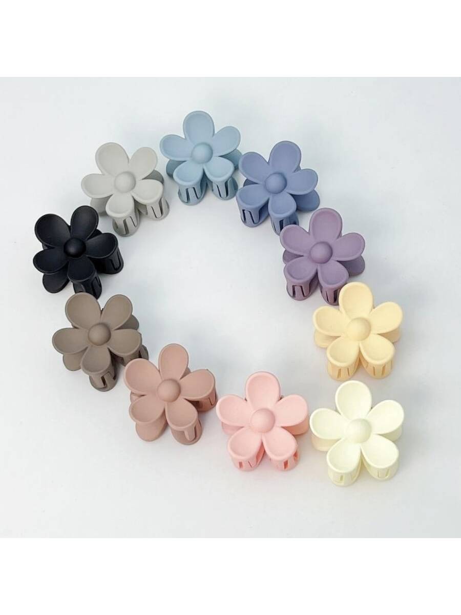 10個セット マルチカラー プラスチック マットフラワー ク - Hair Care Gift Set のレビューと価格