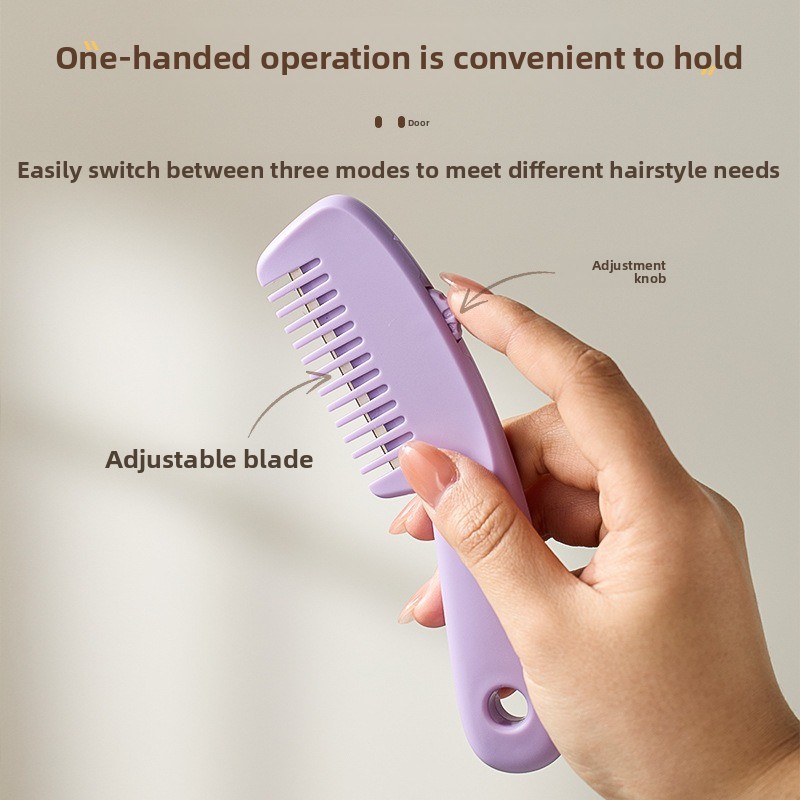 ポータブル調整可能な3段階速度ヘアトリミングコーム（刃付き） - Hair Care Is Self Care のレビューと価格
