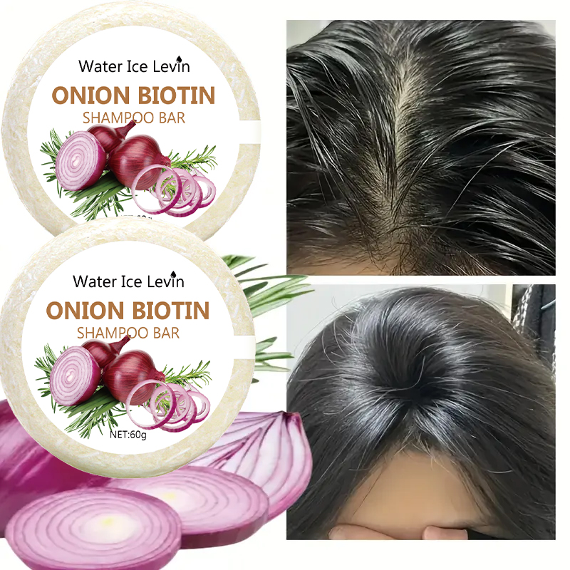 オニオン＆ビオチンシャンプーバー - 60g、すべての髪質に - Hair Care Vitamin のレビューと価格
