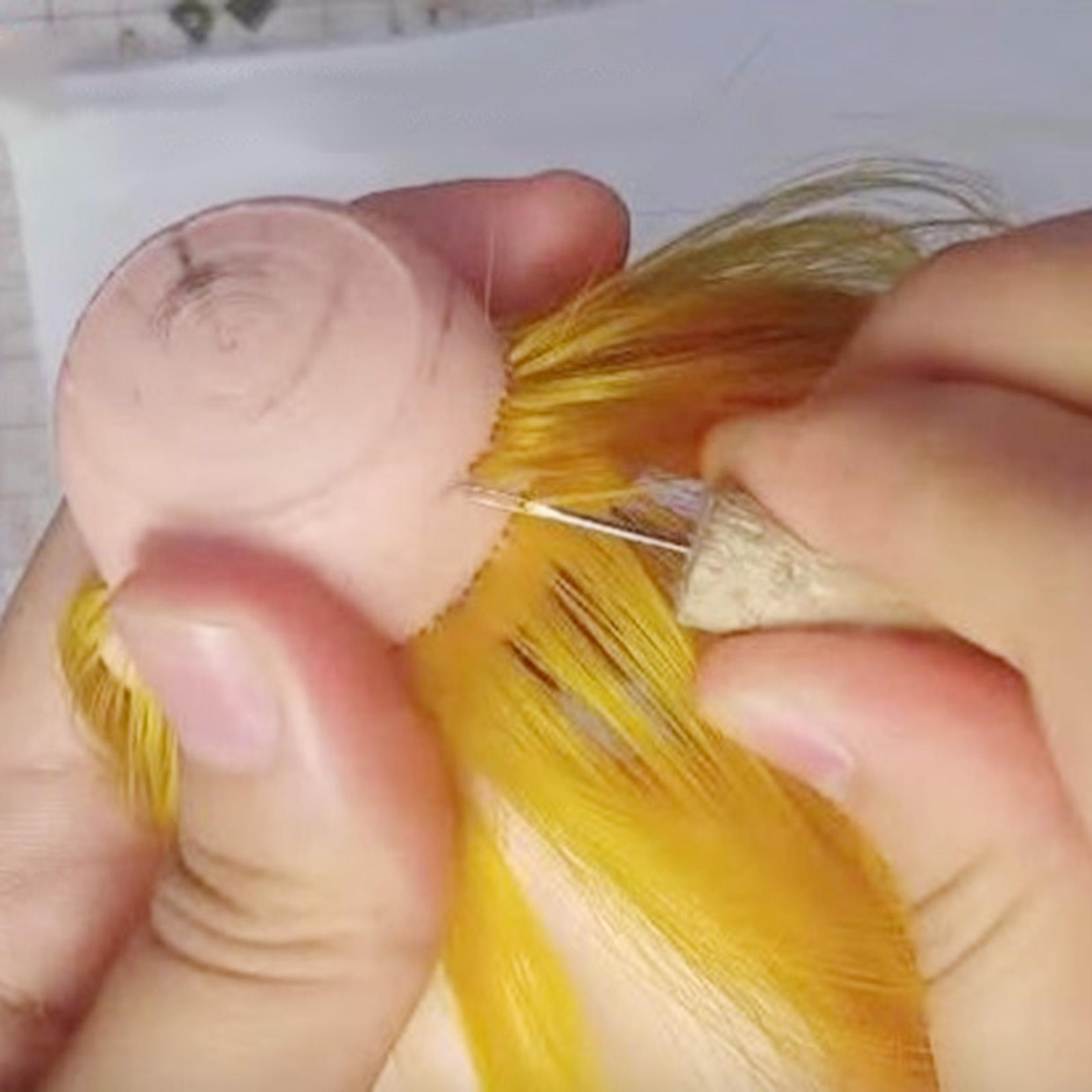 子供用ドールヘア植毛ホルダー ステンレス製フェルトツール カ - Hair Care Kit のレビューと価格
