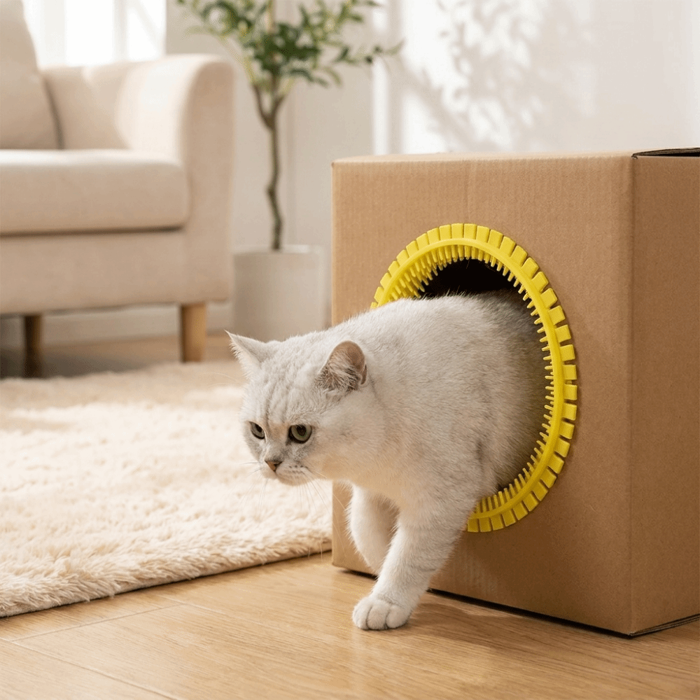 プラスチック製猫用トンネルブラシ、抜け毛軽減、プロ仕様猫用D - Hair Care Is Self Care のレビューと価格