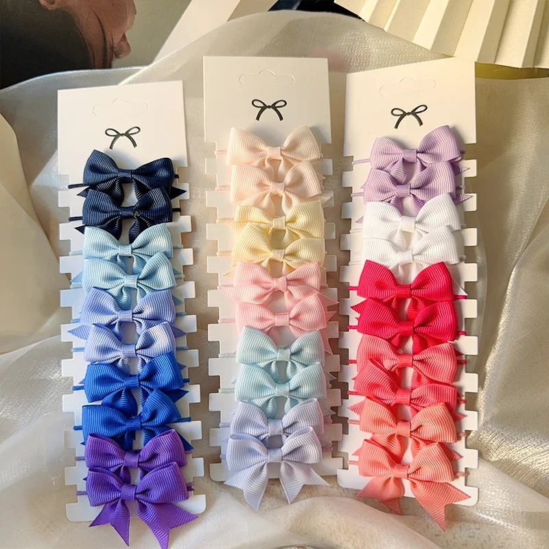 10 ピース/セットキャンディー色のかわいいゴムバンドヘッド - Hair Care Gift Set のレビューと価格