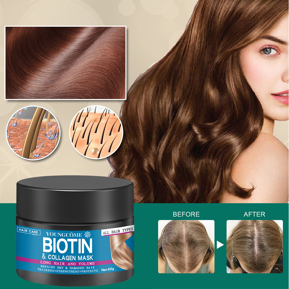フォークとコラーゲンのケラチン治療、ヘアマスク、ヘアエアコン - Hair Care Vitamin のレビューと価格