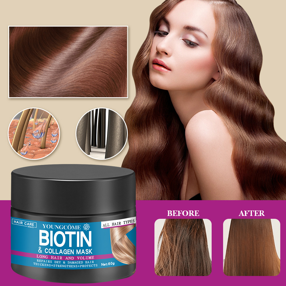 フォークとコラーゲンのケラチン治療、ヘアマスク、ヘアエアコン - Hair Care Vitamin のレビューと価格