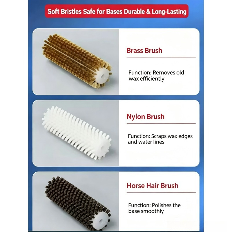スノーボードワックスローラーブラシ スノーボードワックスキッ - Hair Care Kit のレビューと価格