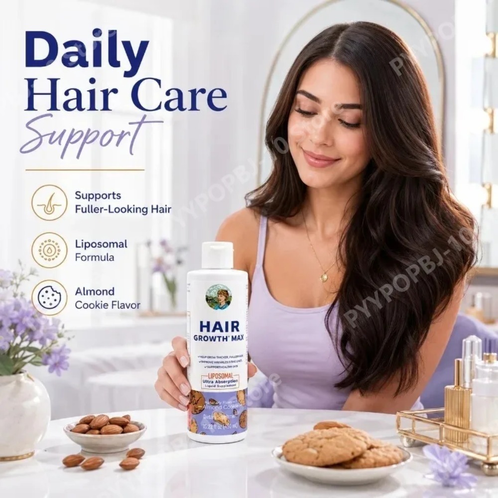 リポソーマル育毛液、ノコギリヤシ＆ビオチン配合で3週間で髪を - Hair Care Vitamin のレビューと価格
